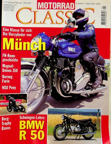 Deckblatt Motorrad Classic (01/1997)